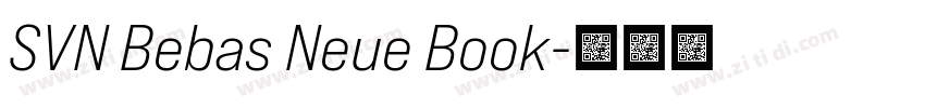 SVN Bebas Neue Book字体转换